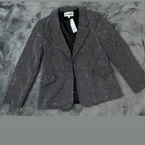 Blazer silver and black